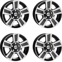 Autec Tigris 6x14 ET30 5x112 Schwarz poliert