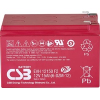 CSB Battery EVH 12150 EVH12150X3 Bleiakku 12V 15Ah Blei-Vlies (AGM) (B x H x T) 151 x 102 x 98mm Fla