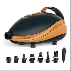OutdoorMaster The Dolphin 20PSI Hochdruck SUP Pumpe Elektrische, 12V DC Auto-Anschluss Luftpumpe