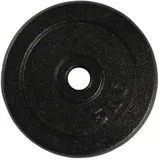 VirtuFit Gusseisen Hantelscheibe - Hantelgewicht - 30 mm - 5 kg - Schwarz