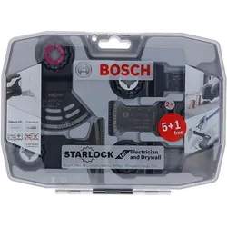 Bosch Starlock-Set für Elektriker und Trockenbauer, 5+1-teilig - 2608664622
