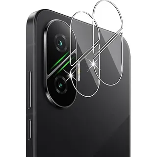 GEEMEE für 2 Stück Xiaomi Poco F7 Kameraschutz für Panzerglas Schutzfolie, 9H Härte HD-Klare Anti- Kratzer Kamera Displayschutz, Blasenfrei Folie Gehärtetes Glas Folie für Xiaomi Poco F7