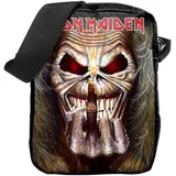 RockSax Crossbody Bag Iron Maiden Mittelfinger Messenger Bag 21 cm x 16 cm x 5,5 cm – Offizielles Lizenzprodukt