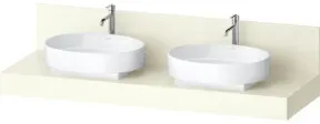 Duravit Konsole Balcoon 160x55x37cm, 2 AS, Be beids., Elfenb. ma
