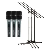 Pronomic DM-59 Mikrofon mit Schalter 3 x Starter Set