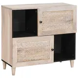 vidaXL Sideboard 33,5 x 80 x 75 cm Weiß