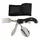 Max Fuchs Taschenmesserbesteck 4 in 1 Schwarz