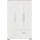 Paidi Kleiderschrank Enie 123,5 x 200,4 x 55,6 cm Eiche massiv weiß