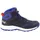 Jack Wolfskin Woodland Texapore Mid K Walking-Schuh, Night Blue/Red, 32 EU