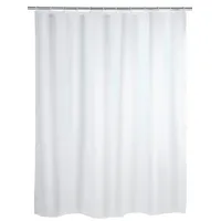 Wenko Duschvorhang Uni 180 x 200 cm weiß