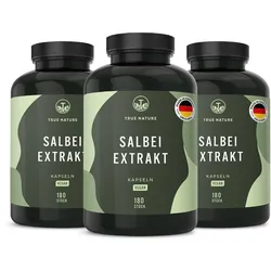 Salbei Kapseln Vegan, 12mg ätherische Öle, 18 Monate Vorrat 540 St