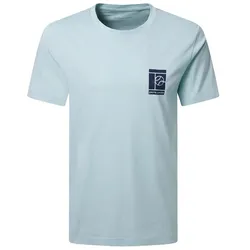 T-Shirt PIERRE CARDIN, Herren, Gr. XXXL, harbour gray, Jersey, Obermaterial: 100% Baumwolle, kontrastfarbene Details, casual, normal, Rundhals, Kurzarm, Shirts