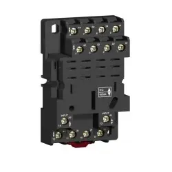 Schneider Electric RPZF4 Stecksockel für Leistungsrelais RPM4, kombinierte Anordnung, Schraubklemme - 10 Stück
