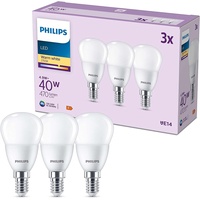 Philips LED 40W 3-pack E14