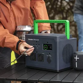 APC Schneider OffGrid 500 Portable Power Station - 500-1000W Nennleistung, 517Wh, 2x AC, 3x USB-A, 2x USB-C, 5,5kg