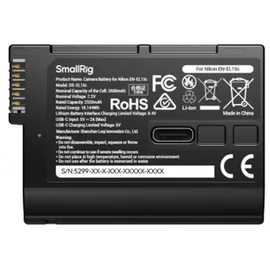 SmallRig 5299 USB-C Battery with Power Display for Nikon EN-EL15c