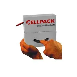 8m Cellpack SB 12.7-6.4 sw 8m Schrumpfschlauch-Abrollbox, 12.7-6.4mm/L:8m, sw