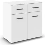 Rauch Kommode Gamma 80 x 81 cm Holzwerkstoff weiß