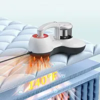Kabelloser Milbensauger, 300W Staubsauger für Matratzen, 253.7nm UV-C Licht Milbenentferner, HEPA-Filter Handstaubsauger bis zu 99,97% Aller Milben - Weiß