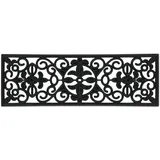 Relaxdays Stufenmatte 75 x 25 cm Schwarz