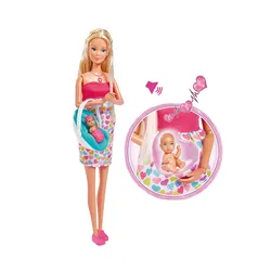 Simba Dickie Simba Toys Steffi LOVE New Born Baby, Große Puppe, Weiblich, 3 Jahr