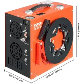 Vevor PCP-Luftkompressor 4500 PSI/30 MPa tragbar 1 l