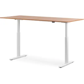 TOPSTAR Schreibtisch E-Table Buche / Weiß
