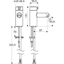 Schell Modus K Standventil Kaltwasser (021420699)