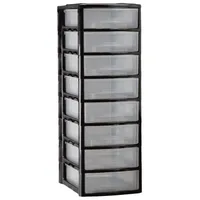 MONDEX PLS6138R Bürobox 8 Schubladen Wagen DIN A4 Ablage