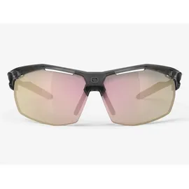 Rudy Project Sydus Unisex-Sonnenbrille Halbrand Oval Kunststoff-Gestell, grau