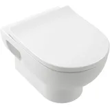 Villeroy & Boch O.novo Toilette wandhängend mit WC-Sitz Weiß CeramicPlus