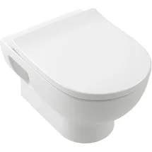 Villeroy & Boch O.novo Toilette wandhängend mit WC-Sitz Weiß CeramicPlus
