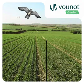 VOUNOT Vogelschreck Drachen 4 m Teleskopstange 2 St.
