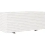 vidaXL Pflanzkübel 110 x 40 x 49,5 cm Weiß