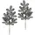 I.GE.A. Winterliche Kunstpflanze I.GE.A. "Kunstzweig mit Glitter, in Frost-Optik", schwarz, B:21cm H:48cm T:5cm, Kunststoff, Kunstpflanzen, geeist, 2er Set, schwarz, Weihnachtsdeko