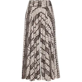 LASCANA Hosenrock Damen Beige/Braun Bedruckt 34