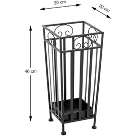 Möbel Kraft Honigsee Schirmständer 20x46x20 schwarz