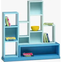 Lundby Puppenhaus-Möbel Bücherregal blau