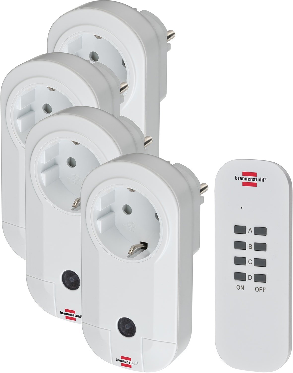 Brennenstuhl, Zeitschaltuhr + Smart Plug, Comfort-Line Funkschalt-Set RC CE1 4001