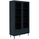Finori Vitrine Caracas 52A 100 x 183 x 40 cm Blau