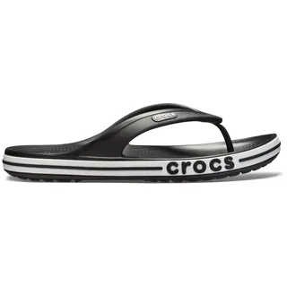 Crocs Bayaband Flip Flop,Black/White,39/40 EU