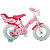 Volare Kinderfahrrad Disney Princess 12 Zoll Kinderrad in Pink