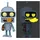 Funko Futurama Figur Bender 16 cm Blau