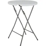 ACAMP Le Havre Stehtisch Ø 80 x 110 cm Grau/Weiß