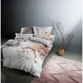 FLEURESSE Aspen Rehe Bäume Winter Beige 155 x 220 cm + 2 x 80 x 80 cm