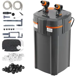 VEVOR 100 Gallonen Aquarium-Kanisterfilter, 12 W, UV-Lampe, leise