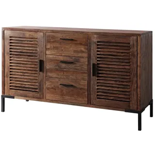 Wolf Möbel Sideboard 140 x 45 x 85 cm Braun