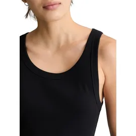 Marc O'Polo DENIM Damen, Tanktop mit Stretch-Anteil gerippt, schwarz, (Black), XXS - XXS