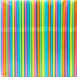 Wiederverwendbare Knick-Trinkhalme, pastel bunt, 21 cm, 500 Stück