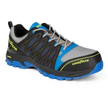 Goodyear GYSHU1503 S1P SRA HRO Metallfreie Arbeitssicherheitstrainer für Männer, blau/schwarz, 44 EU